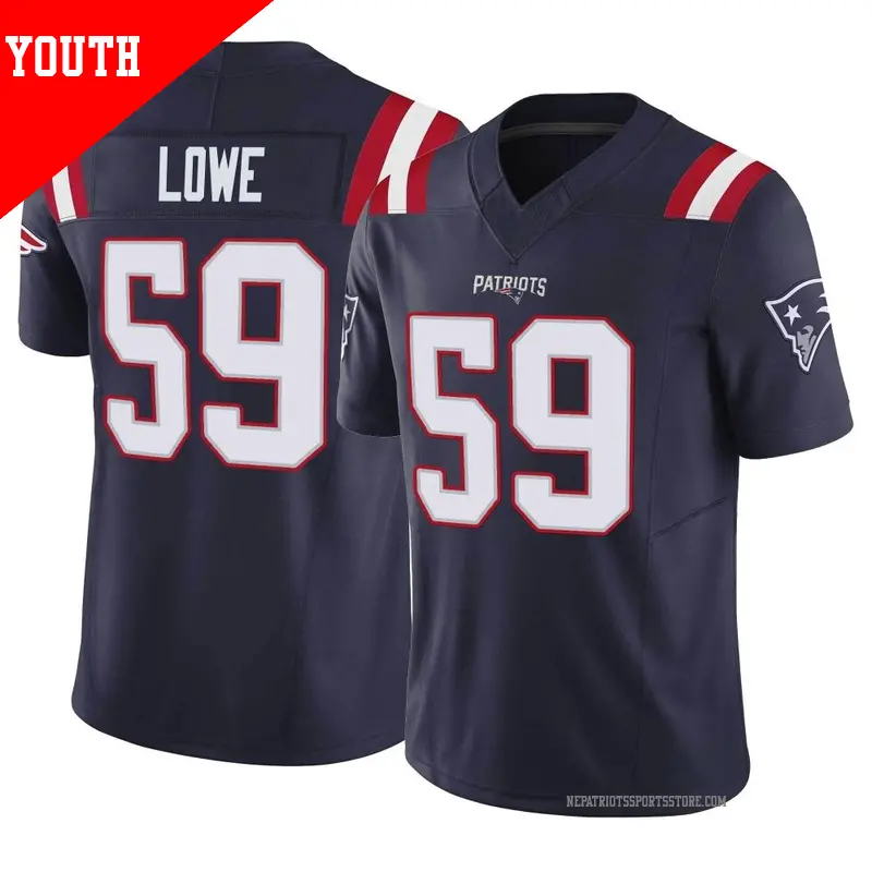 Youth ＃59 Vederian Lowe New England Patriots Limited Navy Vapor F.U.S.E. Jersey